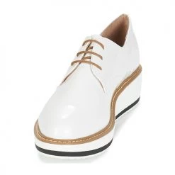 Chaussures Femme Derbies André CHICAGO Blanc 7 Chaussures Femme Derbies André CHICAGO Blanc -Derbies Soldes 8400995 500 C