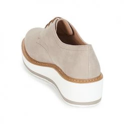 Chaussures Femme Derbies André CHICAGO Taupe -Derbies Soldes 8401003 500 E