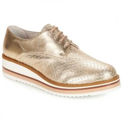 Chaussures Femme Derbies André FLORIANE Or