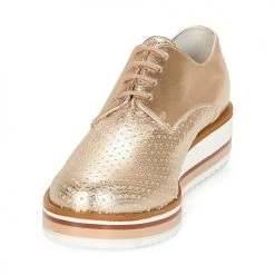 Chaussures Femme Derbies André FLORIANE Or -Derbies Soldes 8401014 500 C